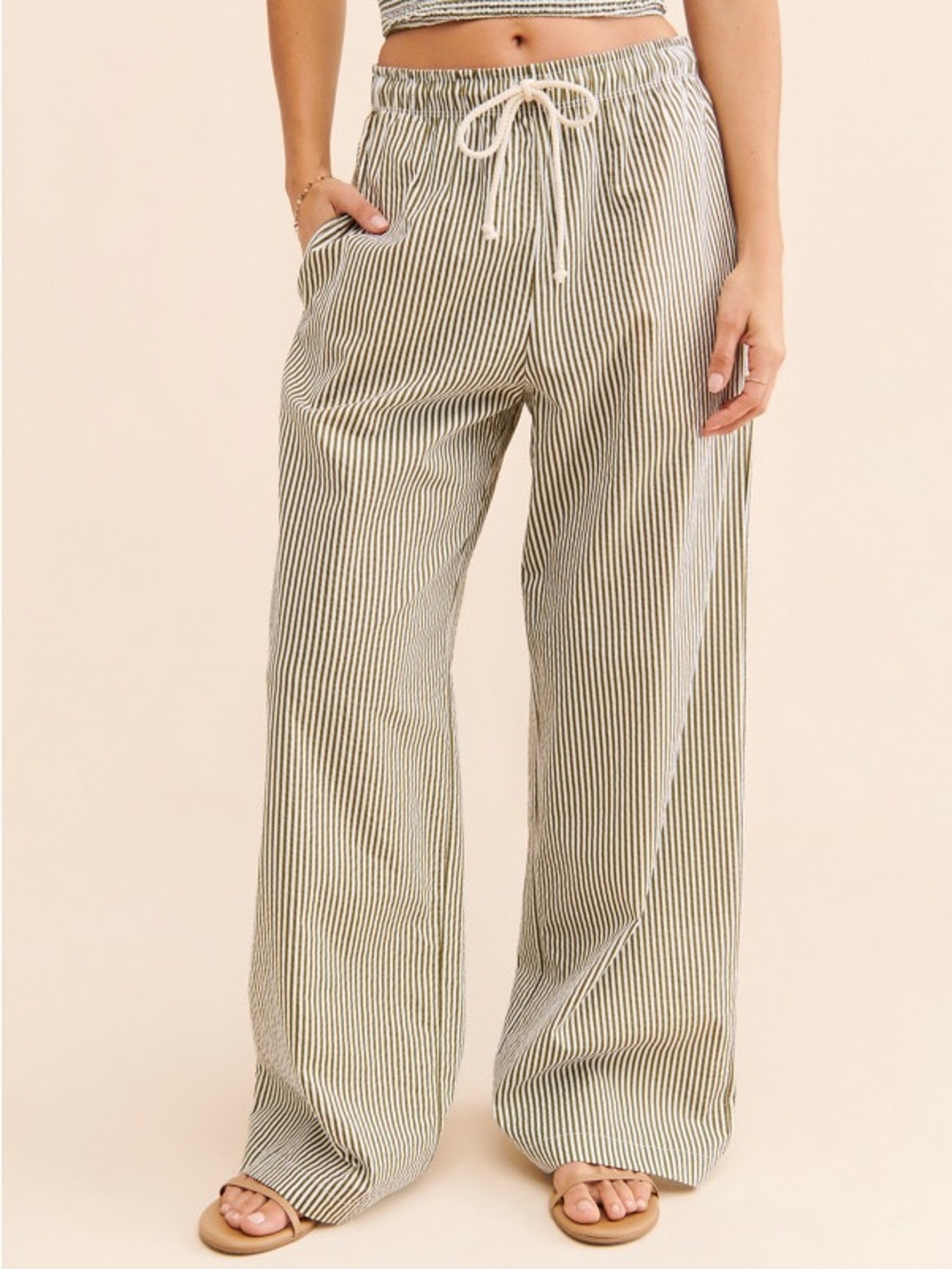 DONNI. The Pop Rosemary stripe pants